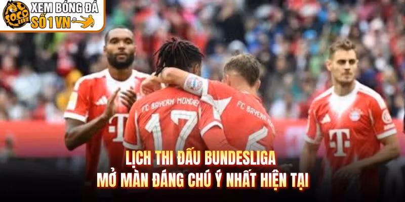 Lịch Thi Đấu Bundesliga Vòng Mở Màn Đáng Chú Ý Nhất Hiện Tại